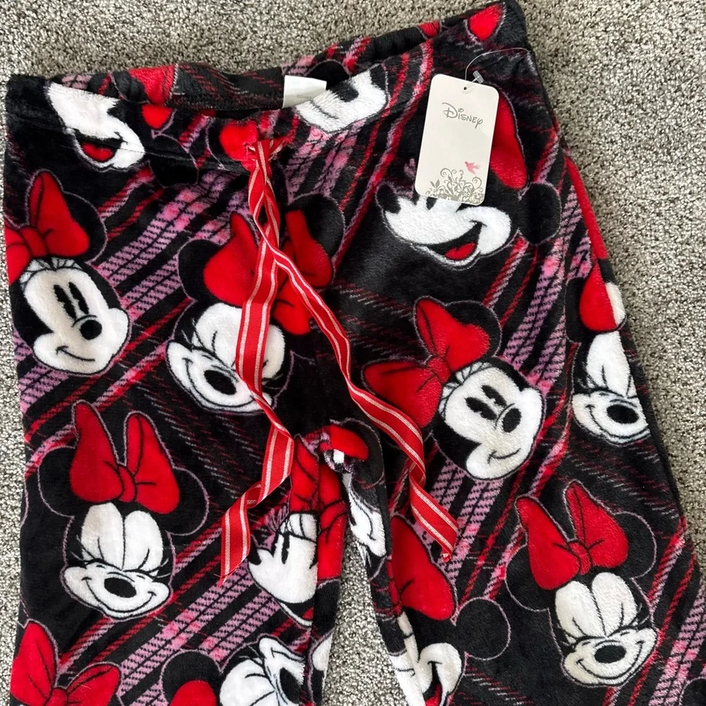 Disney Minnie Mouse Pajama Pants - Red, Black, and White - Picture 5 of 10